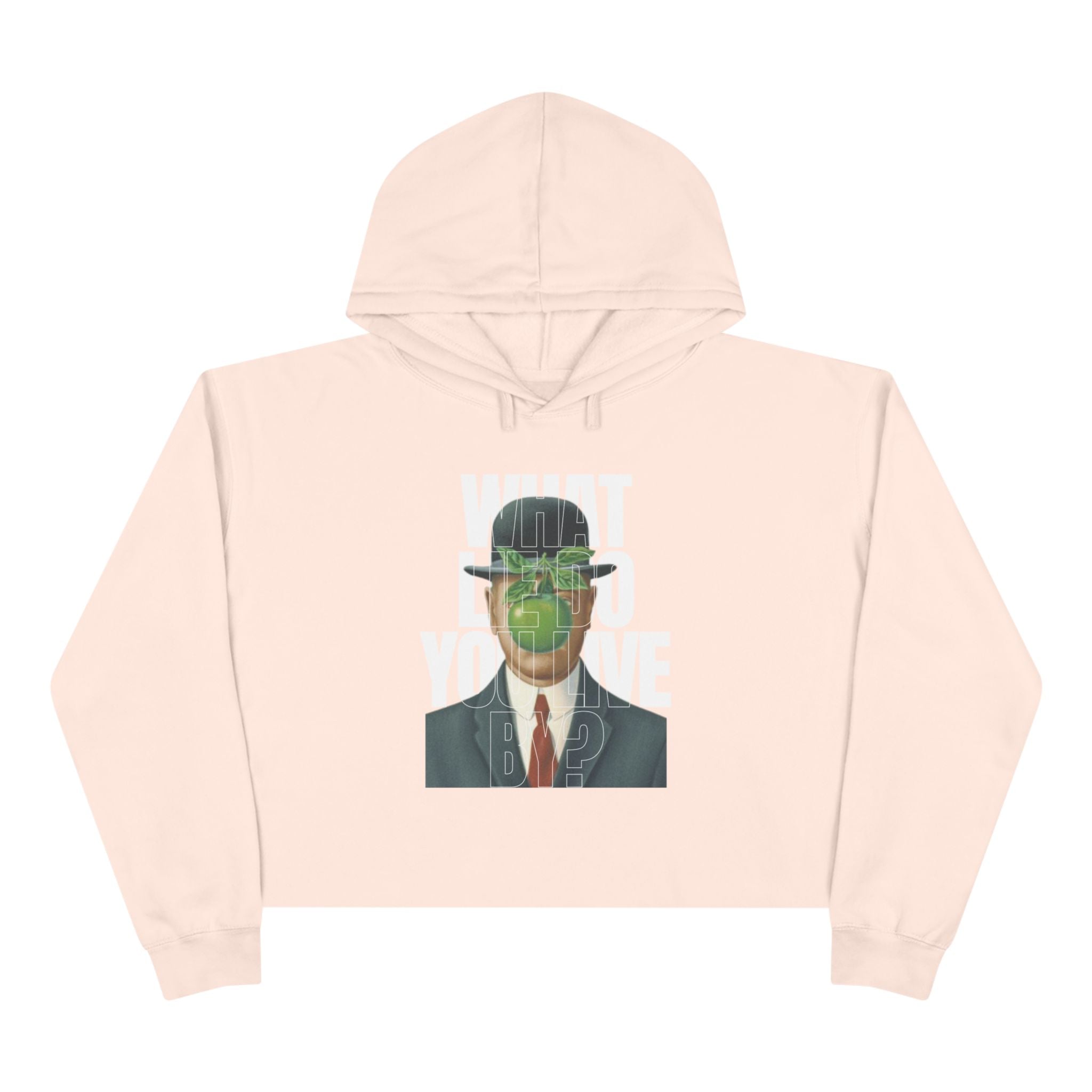 Cropped Hoodie “What lie do you live by?”