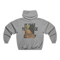 Grey Hoodie “Is that your face or a choice?”