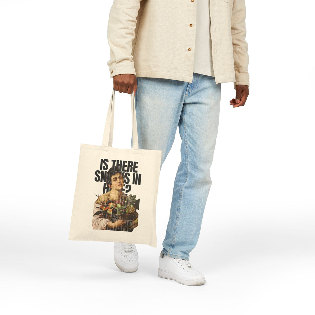 Cotton Tote Bag “Is there snack in here? Asking for a friend”